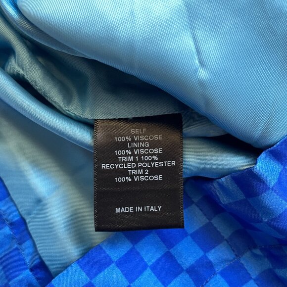 Meryll Rogge x Beni Bischof Totalizing Graphic Tee Blue Size FR 40 US 6 NEW flaw - Picture 11 of 13